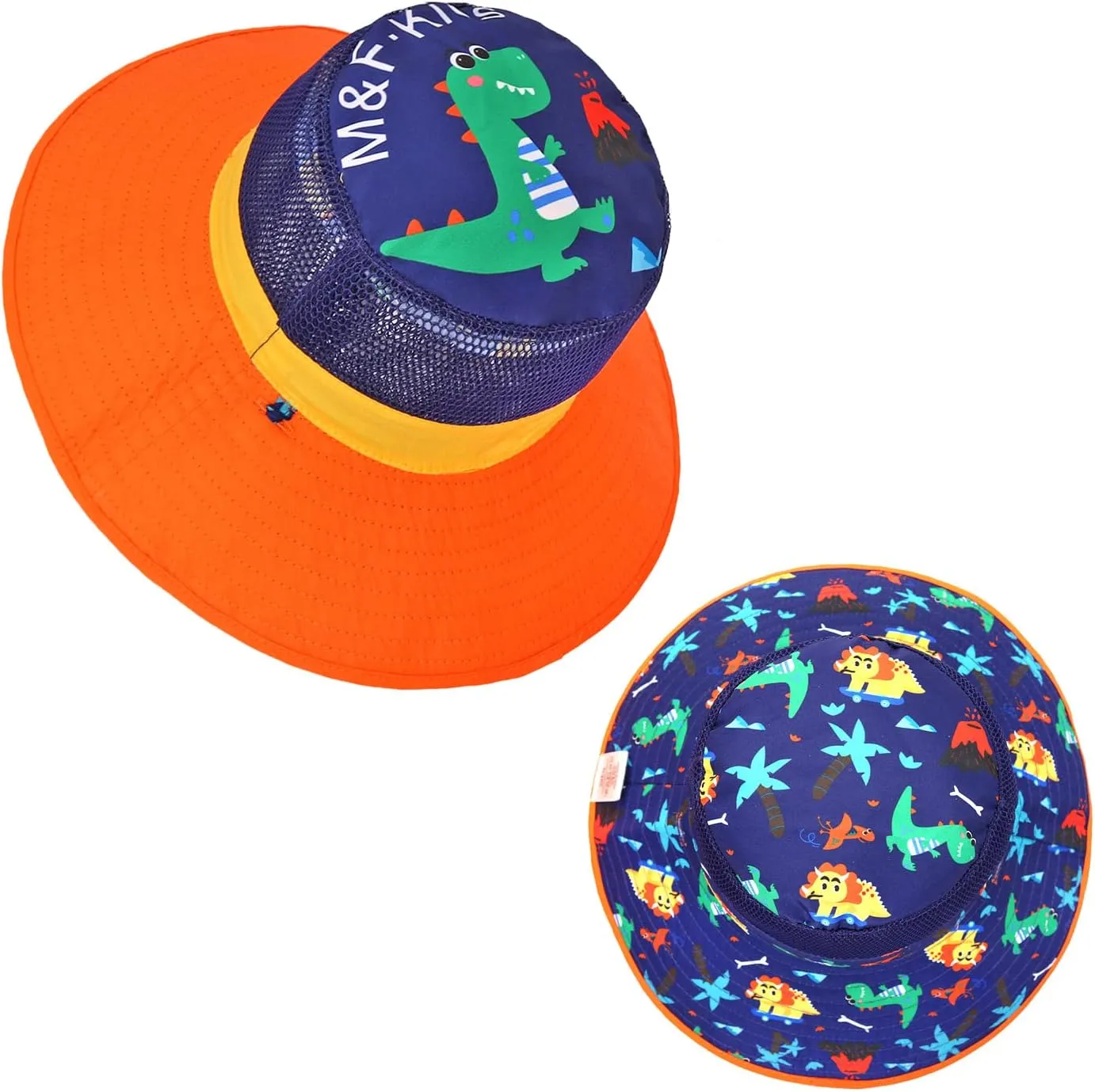 2 Pack Baby Sun Hat for Boys and Girls,Toddler Kids Summer Wide Brim Hats for Outdoor Outdoor Anti-UV