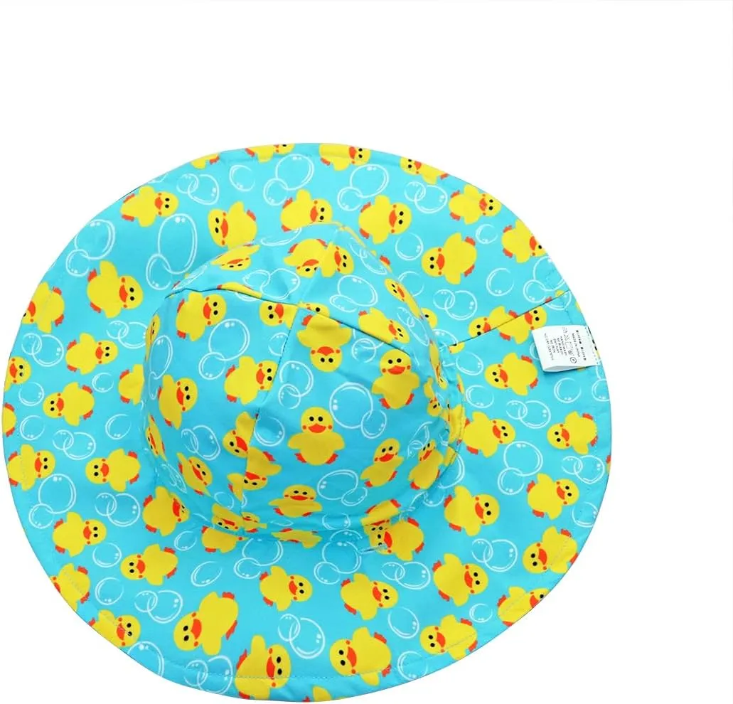 2 Pack Baby Sun Hat for Boys and Girls,Toddler Kids Summer Wide Brim Hats for Outdoor Outdoor Anti-UV