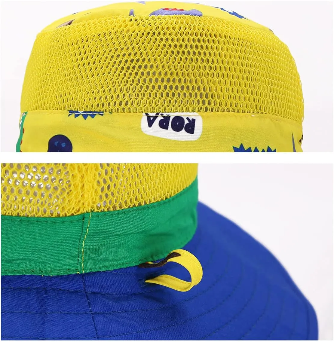 2 Pack Baby Sun Hat for Boys and Girls,Toddler Kids Summer Wide Brim Hats for Outdoor Outdoor Anti-UV