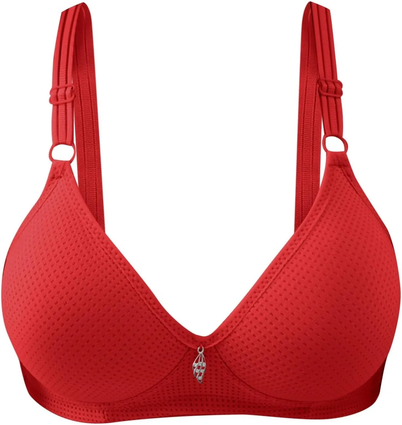3 Pack Wireless Bras for Women No Underwire Plus Size Bras Comfortable Push Up Bralette Soft Full Coverage Everyday Bras