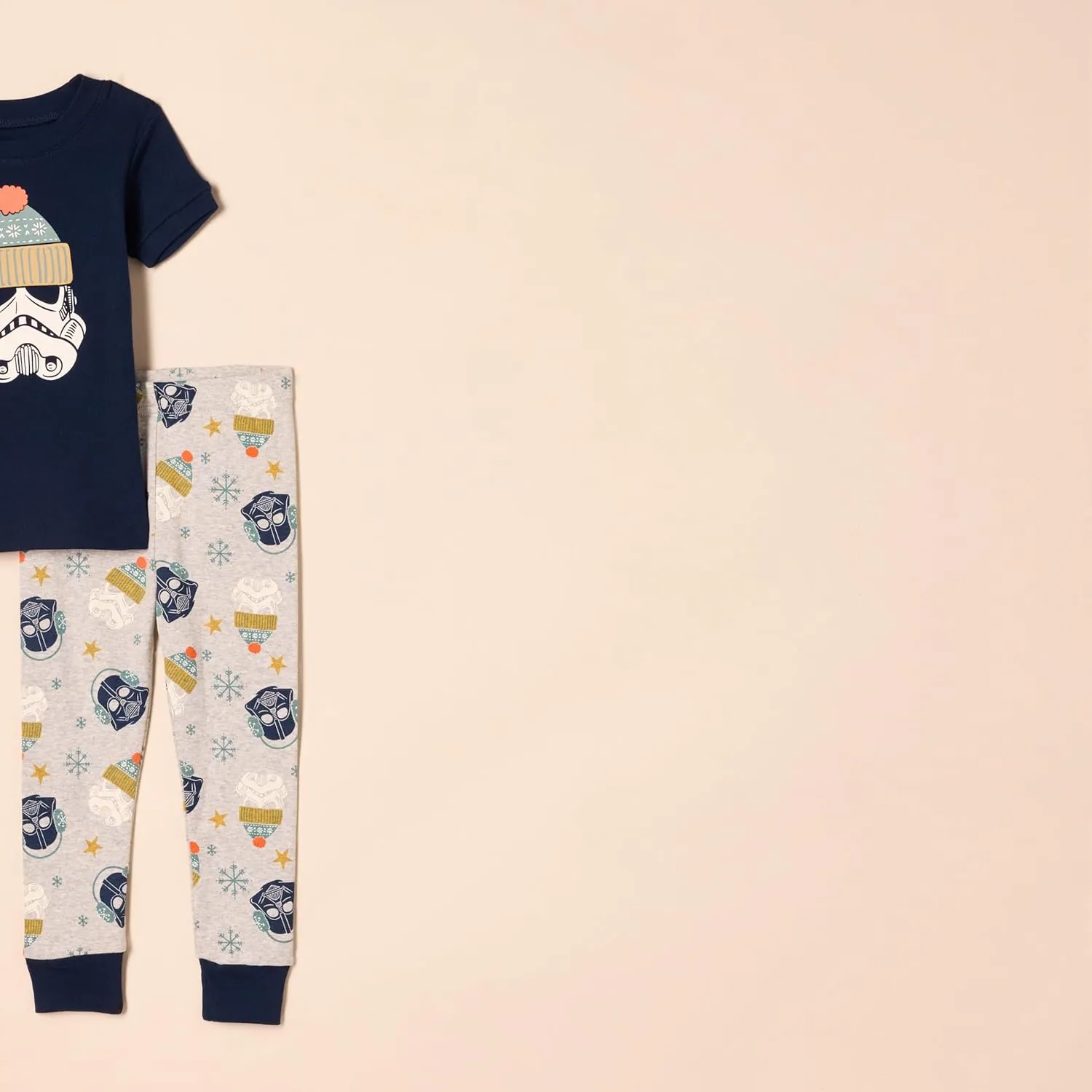 Amazon Essentials Disney | Marvel | Star Wars Unisex Kids' Snug-Fit Cotton Pajamas