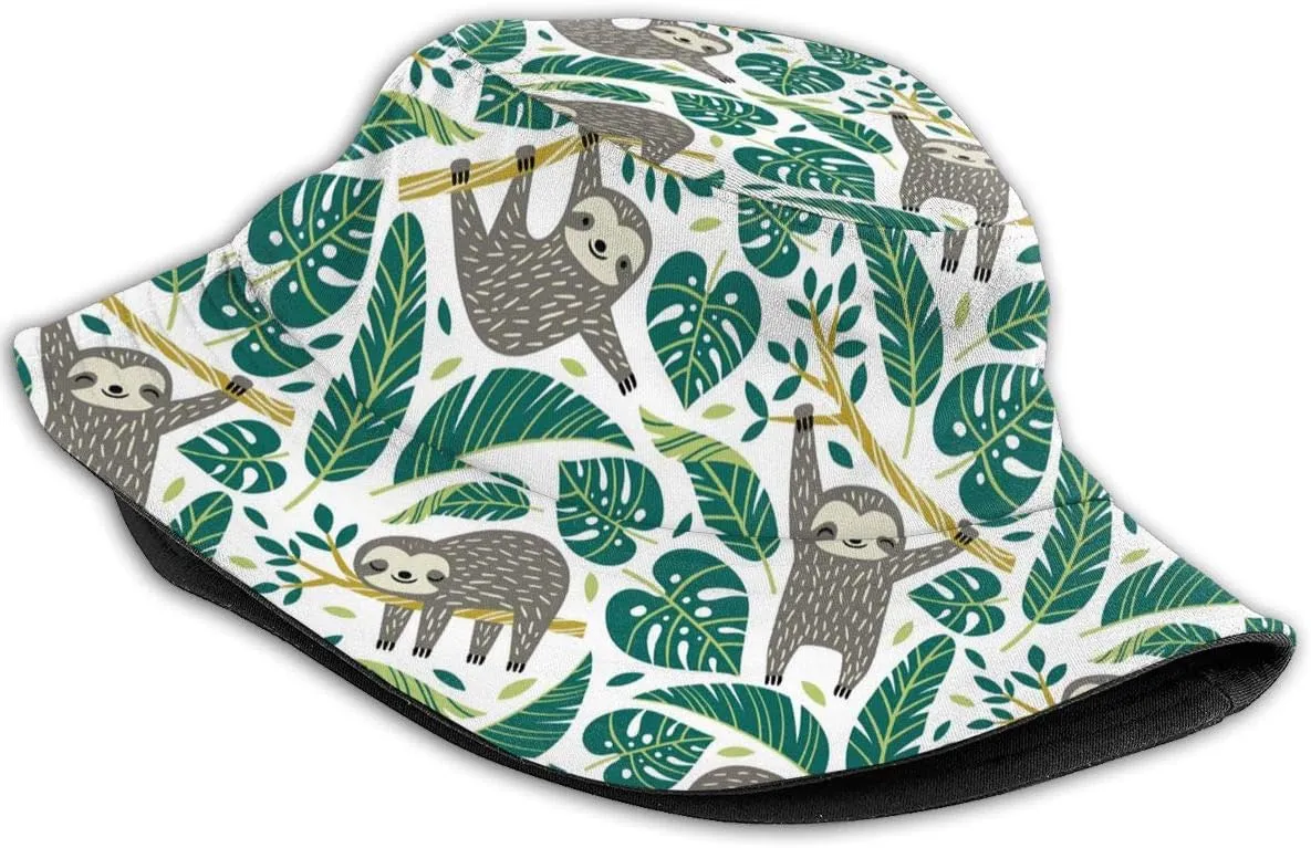 Bucket Sun Hat for Men Women, UV Sun Protection Wide Brim Hats Packable Summer Travel Boonie Cap