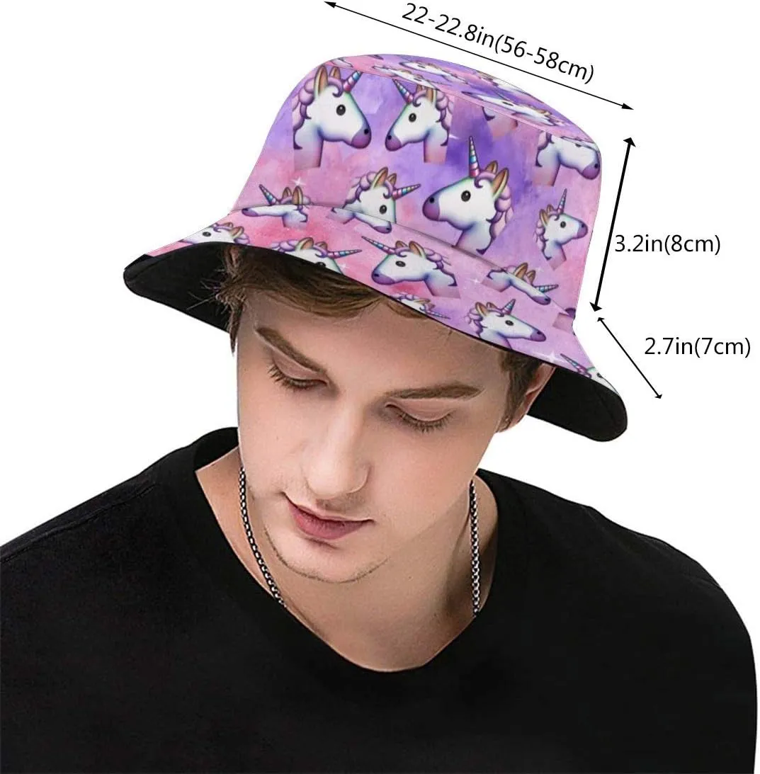 Bucket Sun Hat for Men Women, UV Sun Protection Wide Brim Hats Packable Summer Travel Boonie Cap