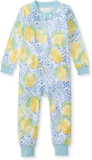 Burt's Bees Baby Baby Girls Pajamas, One-Piece Footless Sleeper PJs, Non-Slip Snug Fit - Infants 12, 18, and 24 Months
