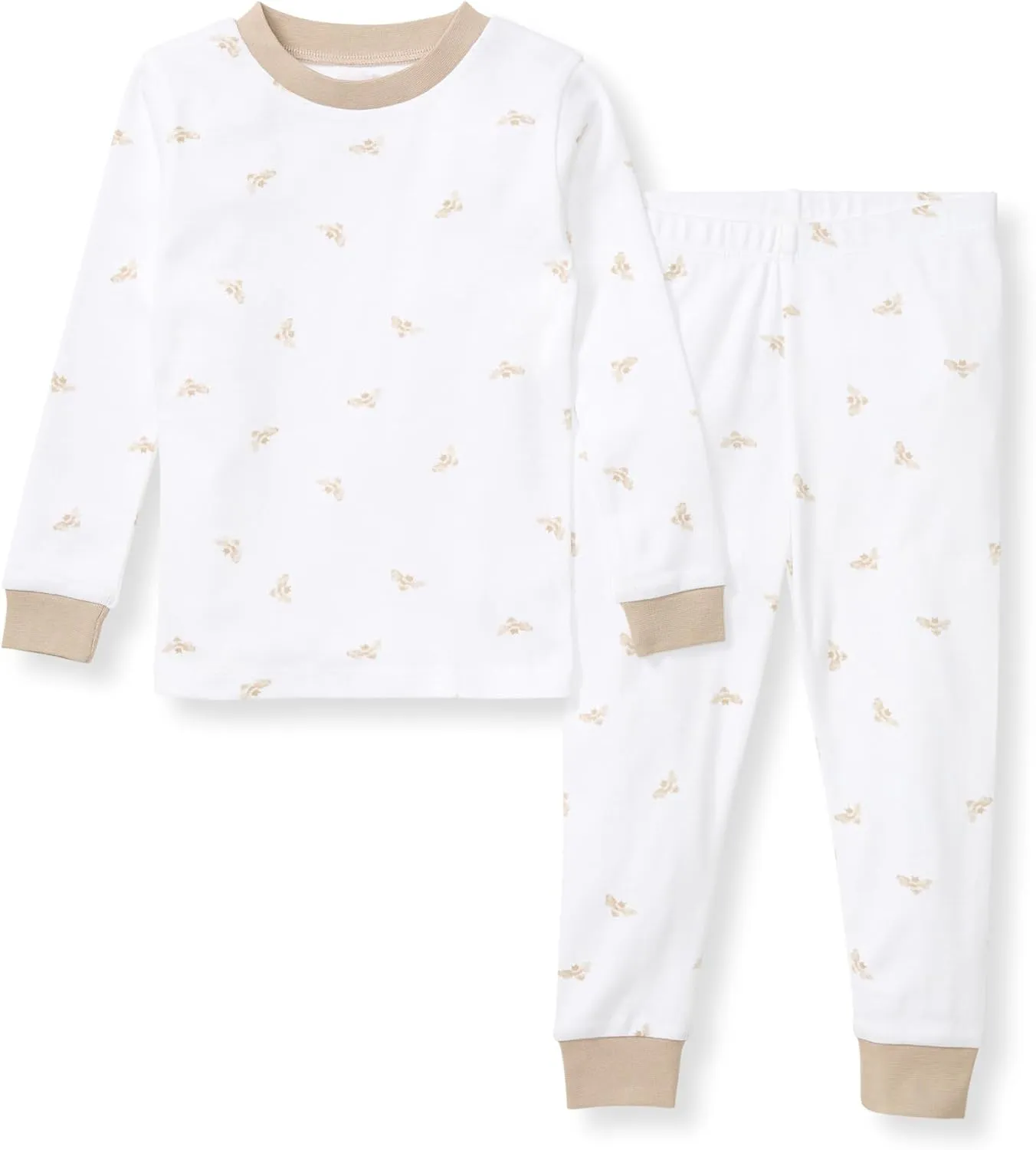 Burt's Bees Baby Infant and Boys' 2-Piece Long Sleeve Tee and Long Pant Cotton Pajama Set