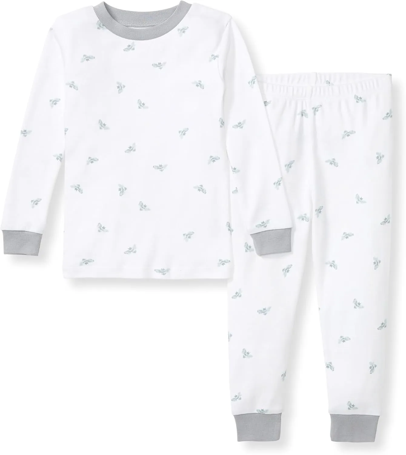 Burt's Bees Baby Infant and Boys' 2-Piece Long Sleeve Tee and Long Pant Cotton Pajama Set
