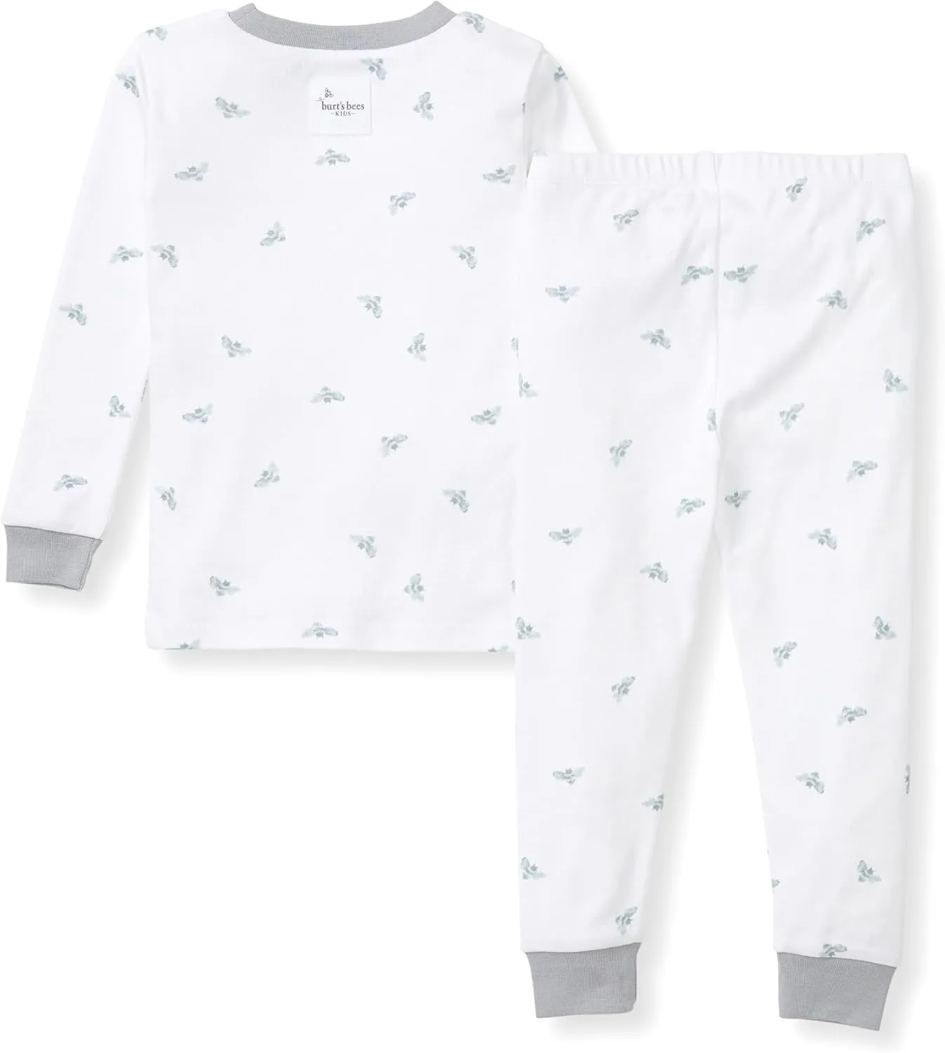 Burt's Bees Baby Infant and Boys' 2-Piece Long Sleeve Tee and Long Pant Cotton Pajama Set