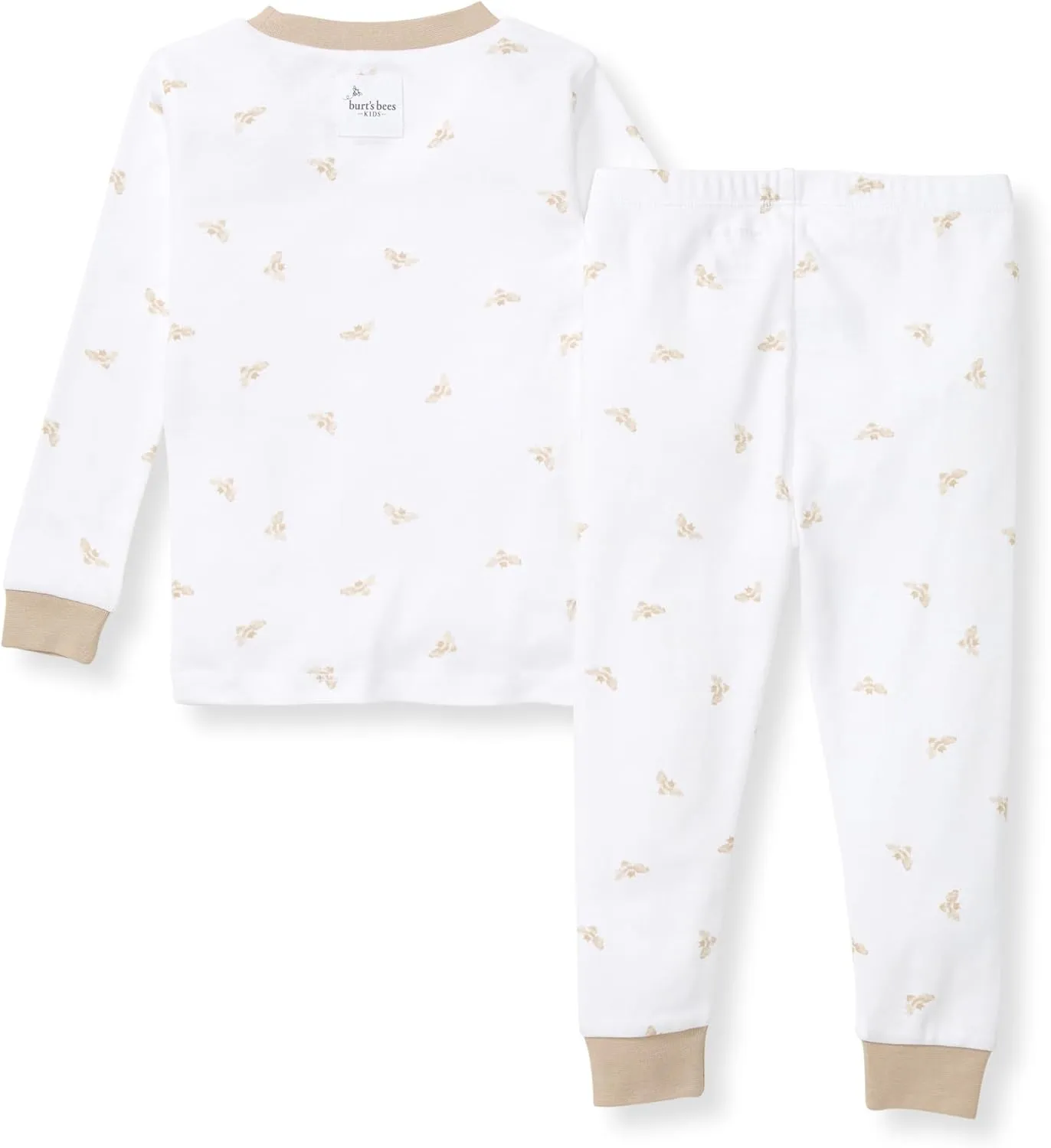 Burt's Bees Baby Infant and Boys' 2-Piece Long Sleeve Tee and Long Pant Cotton Pajama Set