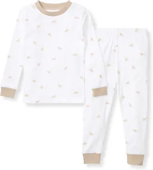 Burt's Bees Baby Infant and Boys' 2-Piece Long Sleeve Tee and Long Pant Cotton Pajama Set