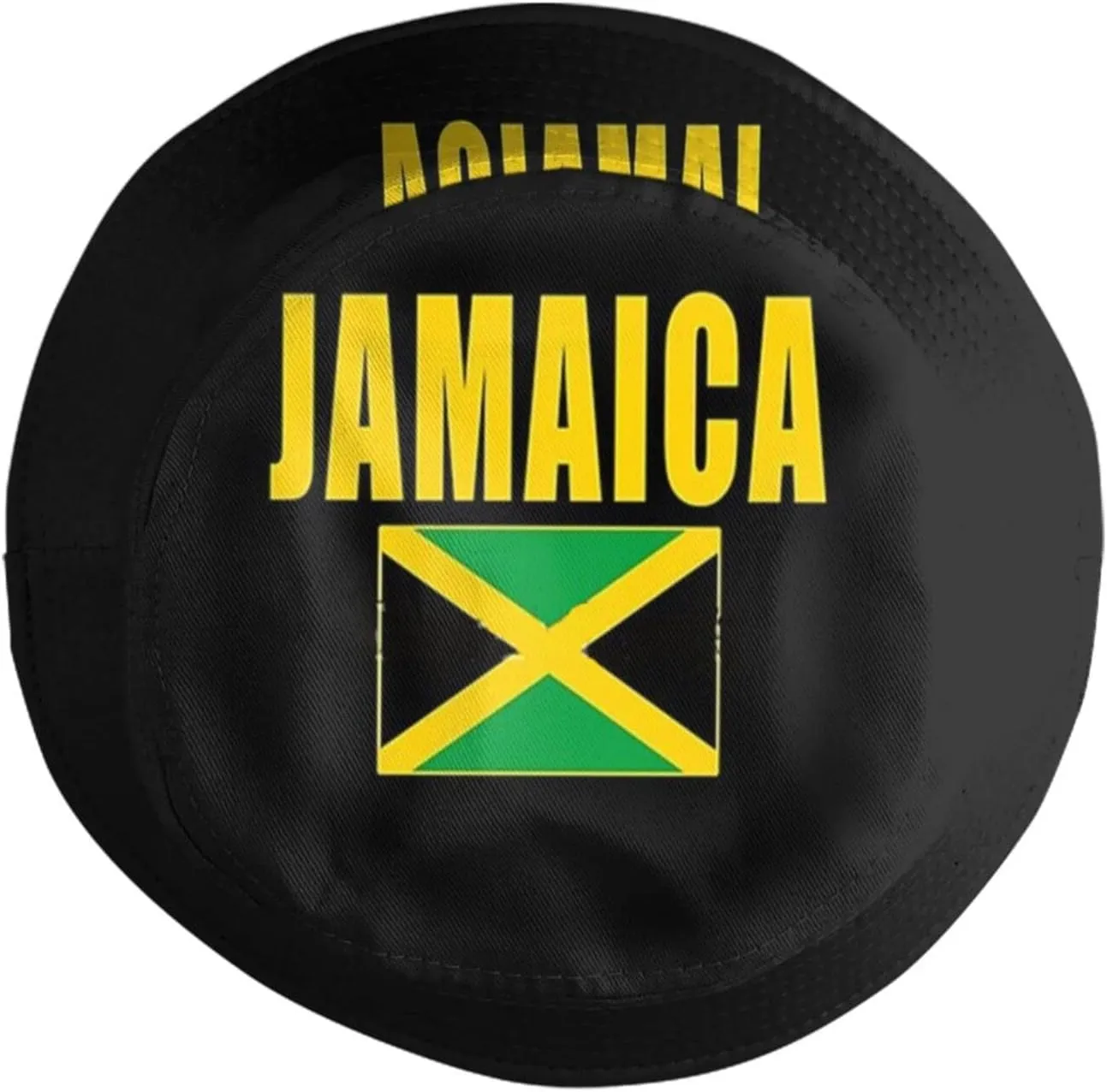 Cute Jamaica Flag Bucket Hat Packable Wide Brim Hats UV Protection Sun Hat Outdoor Jamaican Hats for Men Women