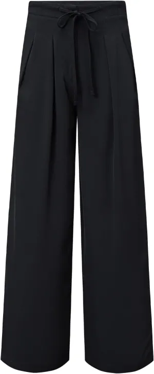 EVALESS Womens High Waisted Straight Leg Long Palazzo Pants Casual Business Office Work Trousers