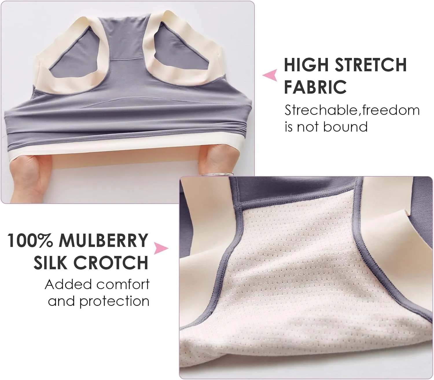 FEOYA High Waist Belly Support Maternity Underwear for Pregnancy Panties Over Bump Plus Size Pregnant Underpants 3X