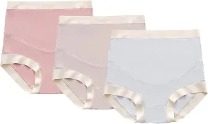 FEOYA High Waist Belly Support Maternity Underwear for Pregnancy Panties Over Bump Plus Size Pregnant Underpants 3X