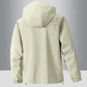 FMCHICO Windproof Jacket Waterproof Lightweight Mountain Sport Jacket for Men Hooded Windbreaker Raincoat
