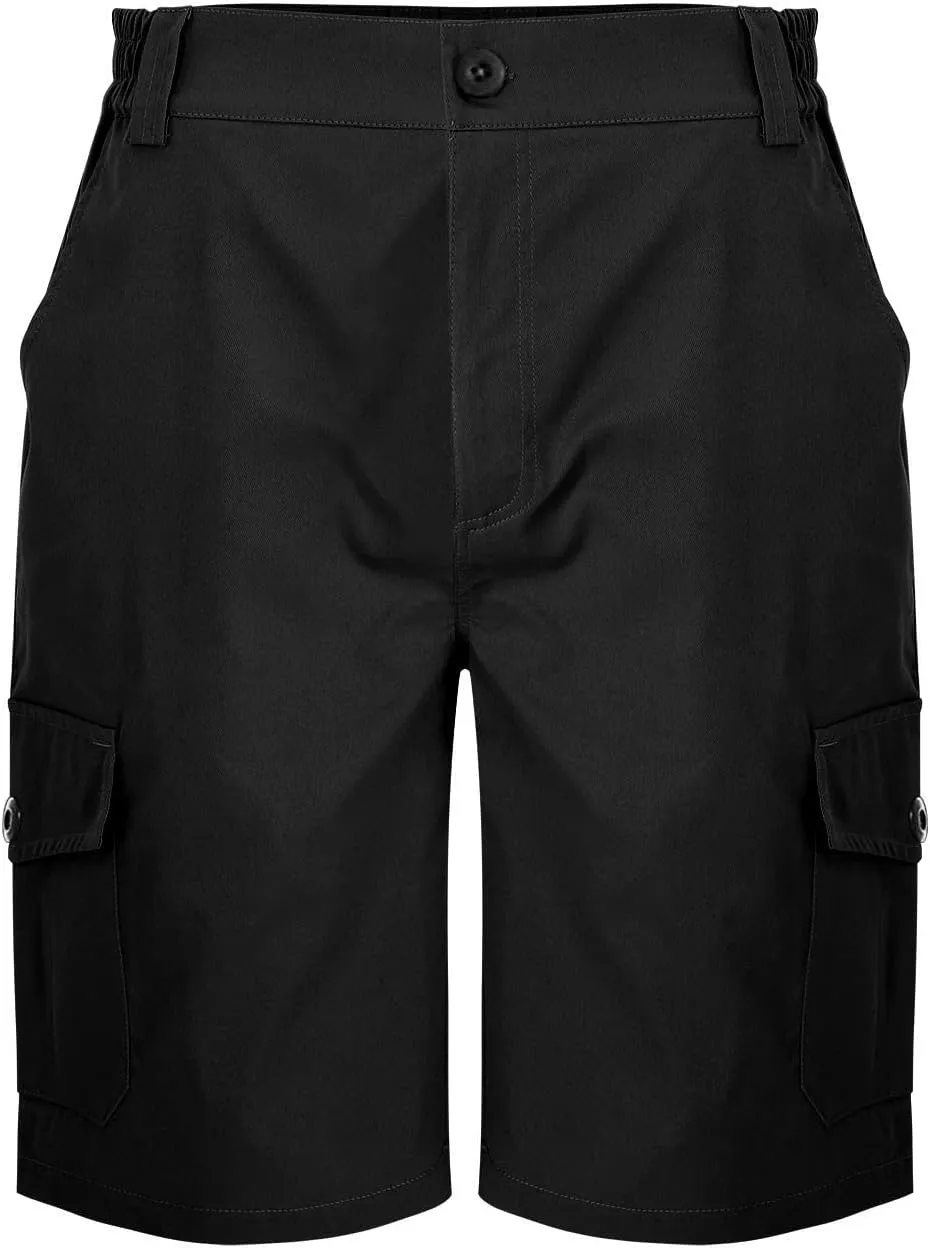 GOKKILRW Cargo Shorts for Men Outdoor Hiking Shorts Waterproof Quick Dry Lightweight Utility Ripstop Work Shorts with Pockets