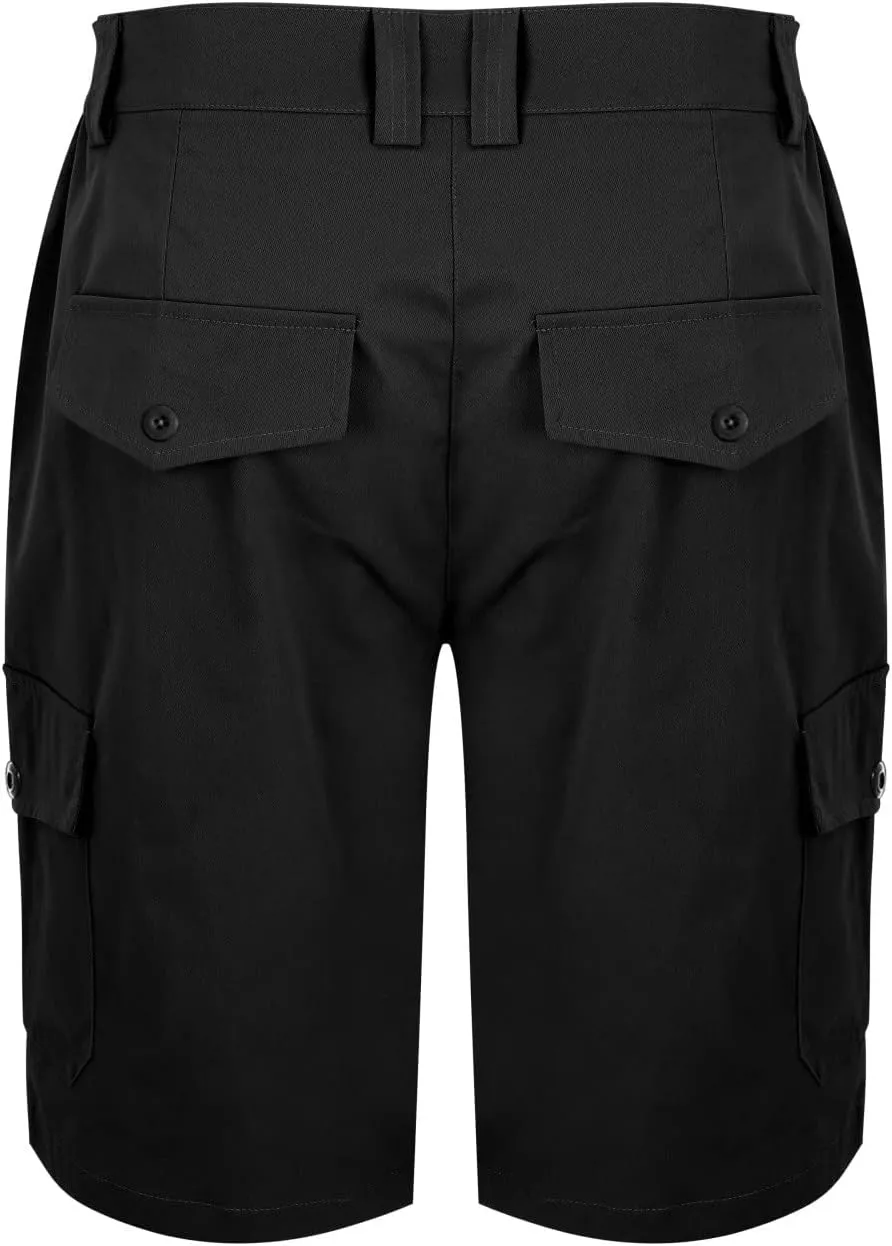 GOKKILRW Cargo Shorts for Men Outdoor Hiking Shorts Waterproof Quick Dry Lightweight Utility Ripstop Work Shorts with Pockets