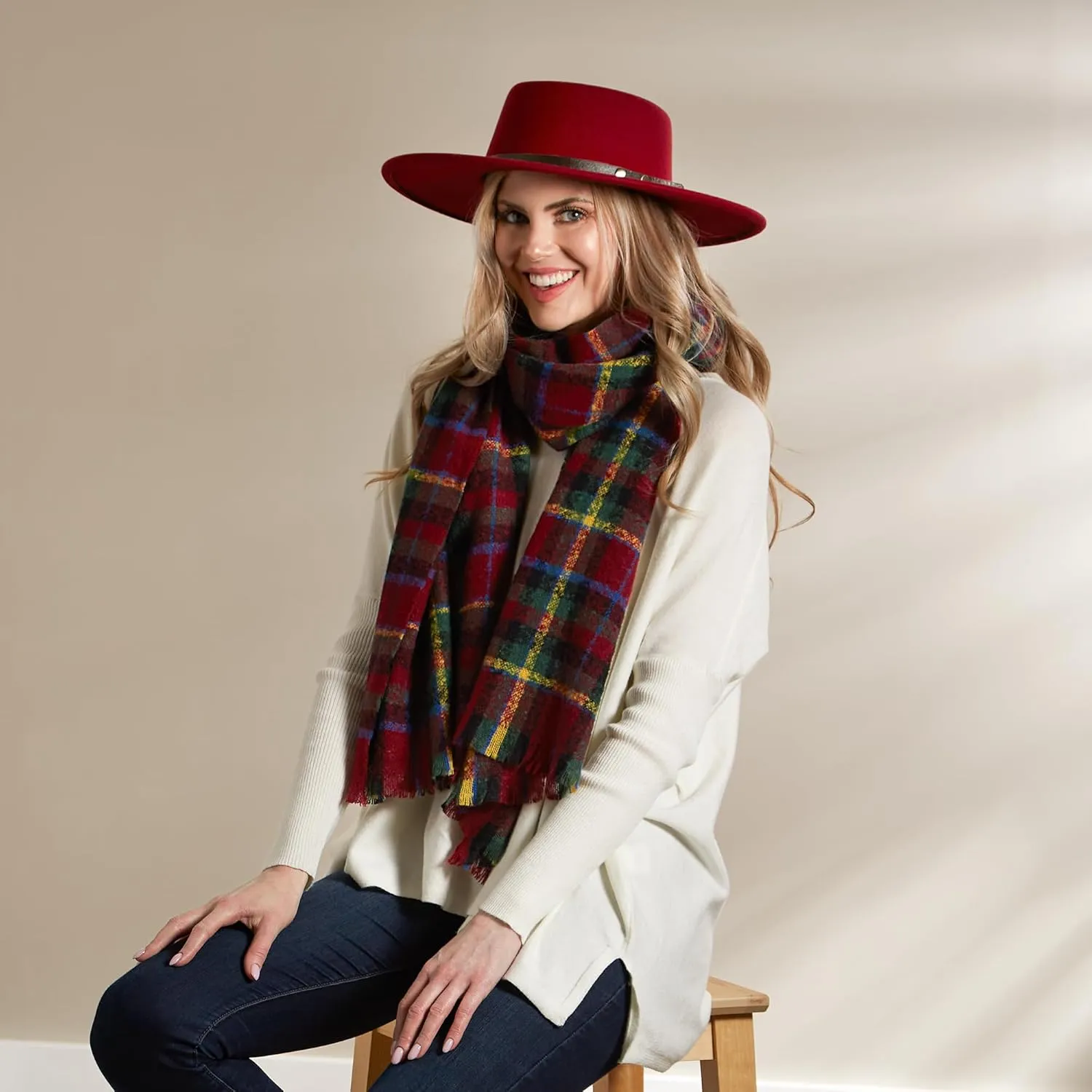 Hadley Wren Women's Oakley Fedora Wide Brim Panama Style Hat