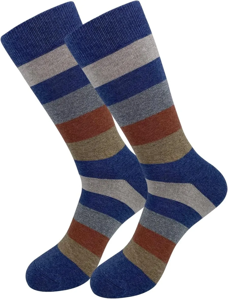 HHX YONLEE Dress Socks 5/6/10 Pairs Crew Argyle Colorful Cotton Novelty Casual Happy Fun
