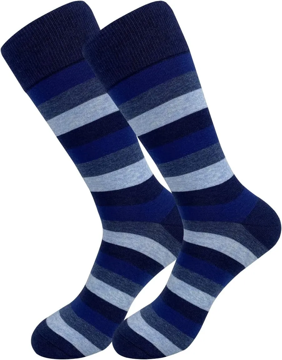HHX YONLEE Dress Socks 5/6/10 Pairs Crew Argyle Colorful Cotton Novelty Casual Happy Fun