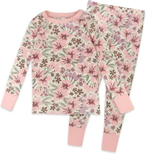 HonestBaby Baby, Toddler and Kids' 100% Organic Cotton Classics 2-Piece Pajamas