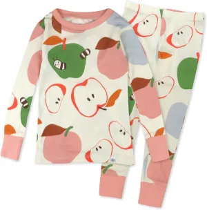 HonestBaby Baby, Toddler and Kids' 100% Organic Cotton Classics 2-Piece Pajamas