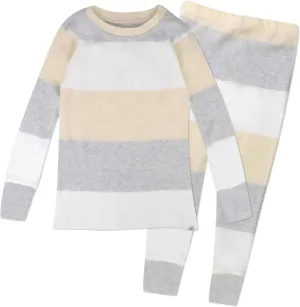 HonestBaby Baby, Toddler and Kids' 100% Organic Cotton Classics 2-Piece Pajamas