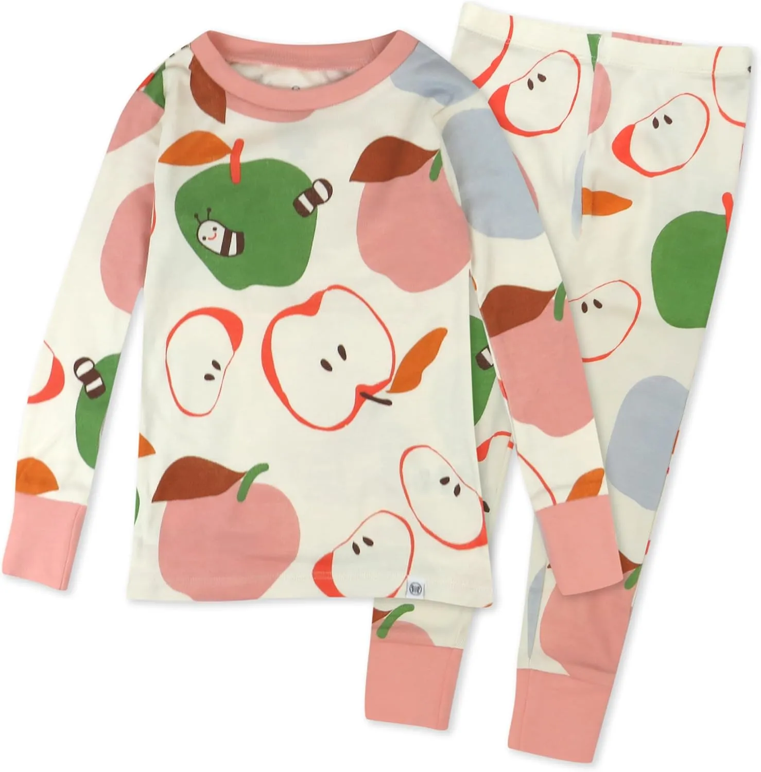 HonestBaby Baby, Toddler and Kids' 100% Organic Cotton Classics 2-Piece Pajamas