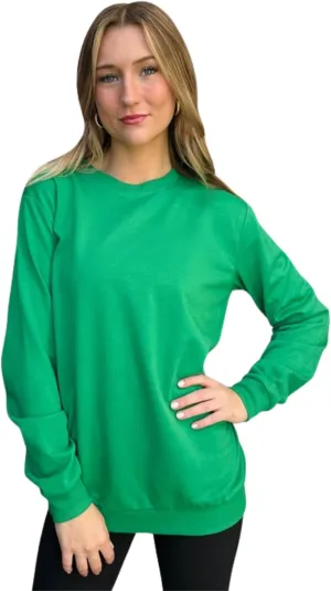 ILTEX Adult Polyester Crewneck Long Sleeves Sweatshirt | Unisex Cotton Fleece Relax fit & Comfortable