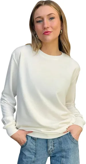 ILTEX Adult Polyester Crewneck Long Sleeves Sweatshirt | Unisex Cotton Fleece Relax fit & Comfortable