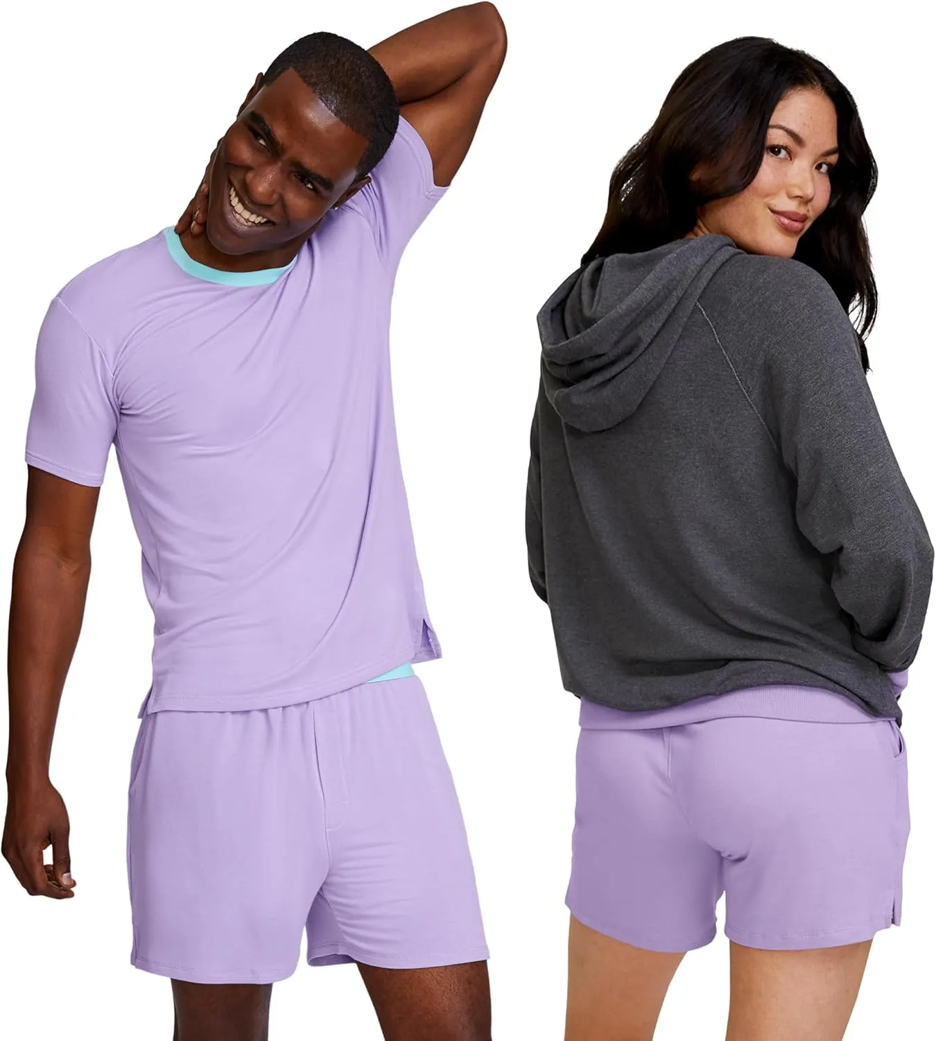 Jambys Boxers With Pockets | House Shorts Unisex Lounge and Sleep Shorts for Women and Men, Multi-Use Pajama Shorts