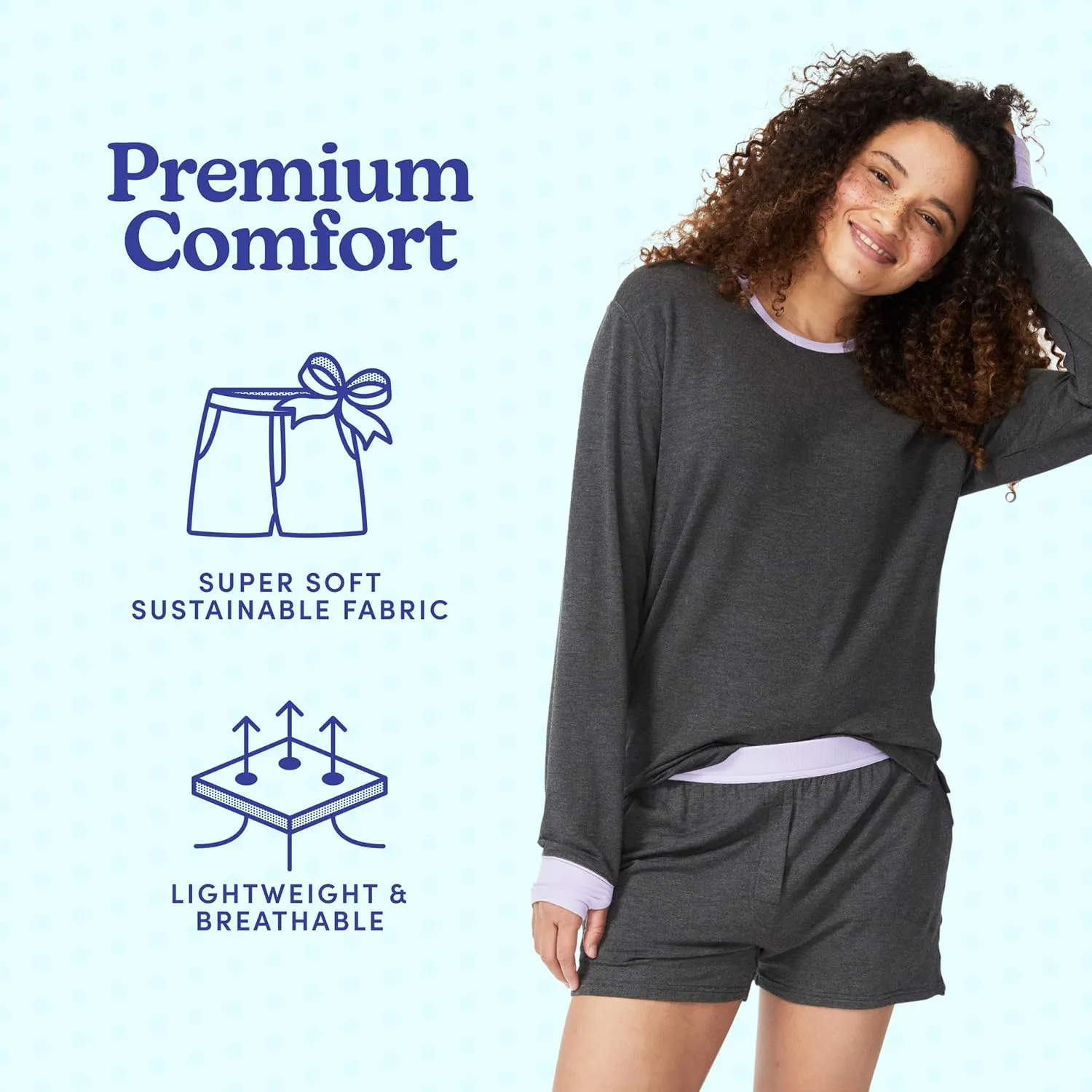 Jambys Boxers With Pockets | House Shorts Unisex Lounge and Sleep Shorts for Women and Men, Multi-Use Pajama Shorts