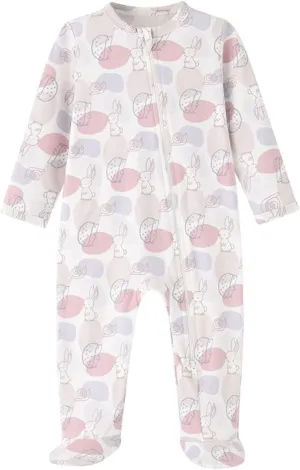 Jimonda Baby Romper Boys Girls Cotton Pajamas 2-Way Zipper Footless Sleep and Play 0-24 Months(Pack of 2)