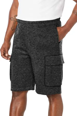 KingSize Men's Big & Tall 10" Fleece Cargo Shorts