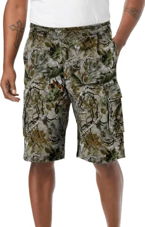 KingSize Men's Big & Tall 10" Fleece Cargo Shorts