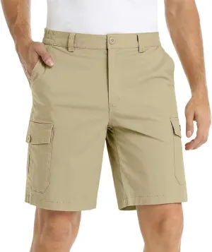 Men's Hiking Cargo Shorts Quick-Dry Outdoor Athletic Short Travel Fishing Golf Tactical Short for Men with Pocket