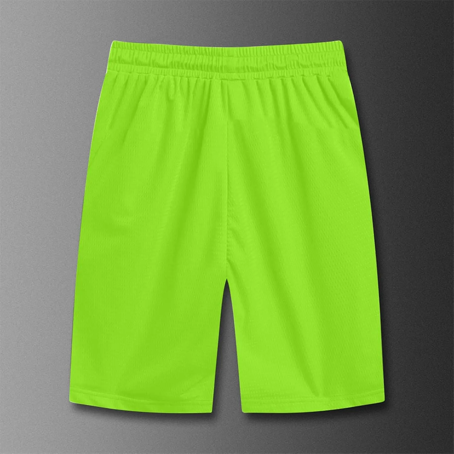 Men's Thin Ice Silk Quick Dry Shorts Casual Drawstring Elastic Waist Stretch Yoga Running Short Pants with Pockets