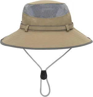 Mens Womens Mesh Wide Brim Bucket Hat Summer Sun Protection Fishing Hat Safari Cap