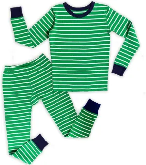 Mightly Boys and Girls' Pajamas | 100% Organic Cotton Soft, Elastic and Comfortable Footless Pajama Set for Toddlers & Kids