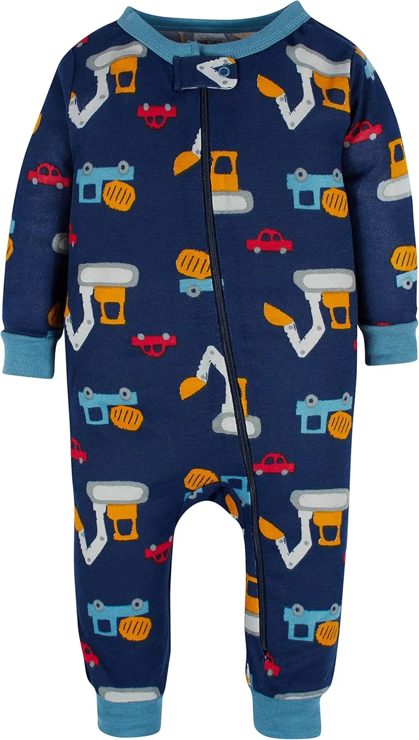 Onesies Brand baby-boys 3-pack Snug Fit One-piece Cotton Pajamas