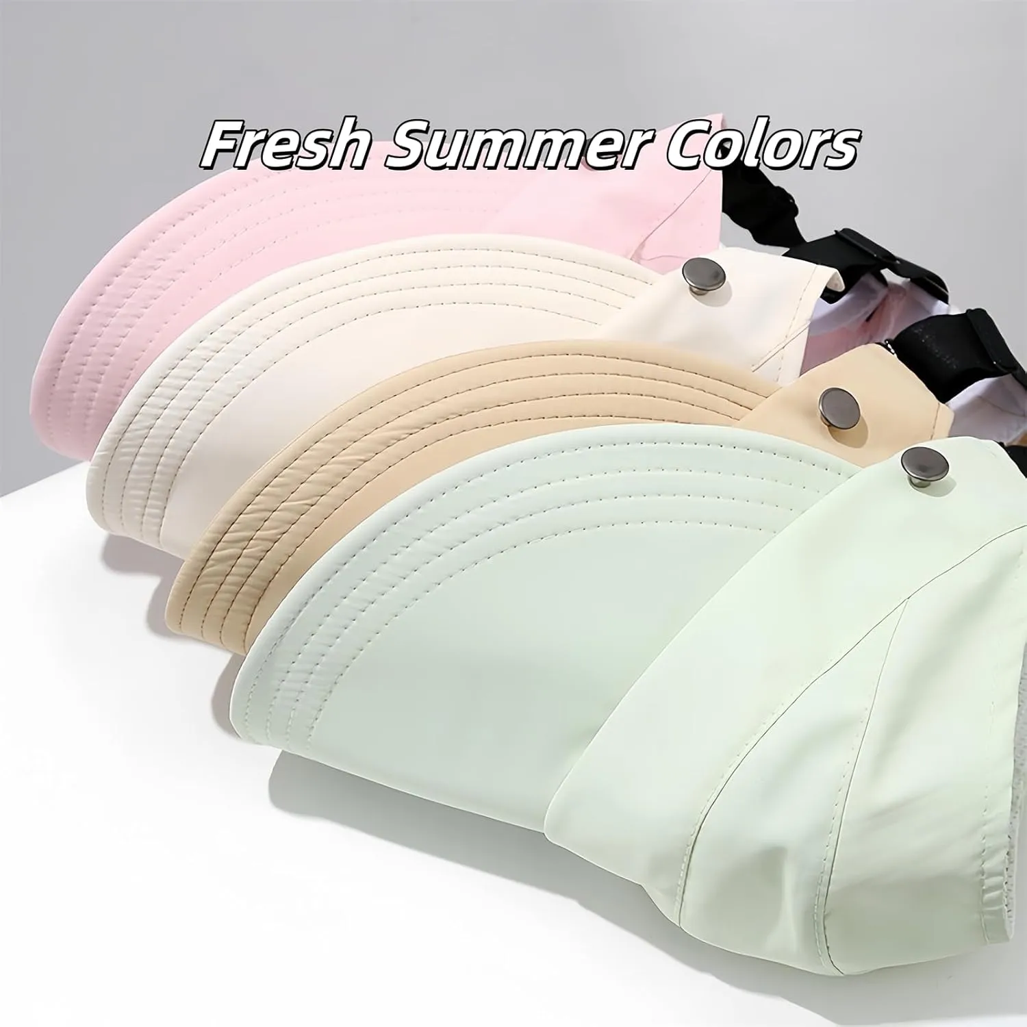 Outdoor UV Protection Hollow Top Sun Hat, Summer Hats for Women 2025, Wide Brim Hats for Women Beach Hats