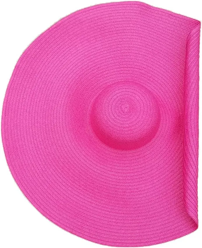 Oversized Beach Sun Hat for Women Foldable Large Wide Brim Hats Packable Roll up Floppy Cap Summer UV Protection Hat