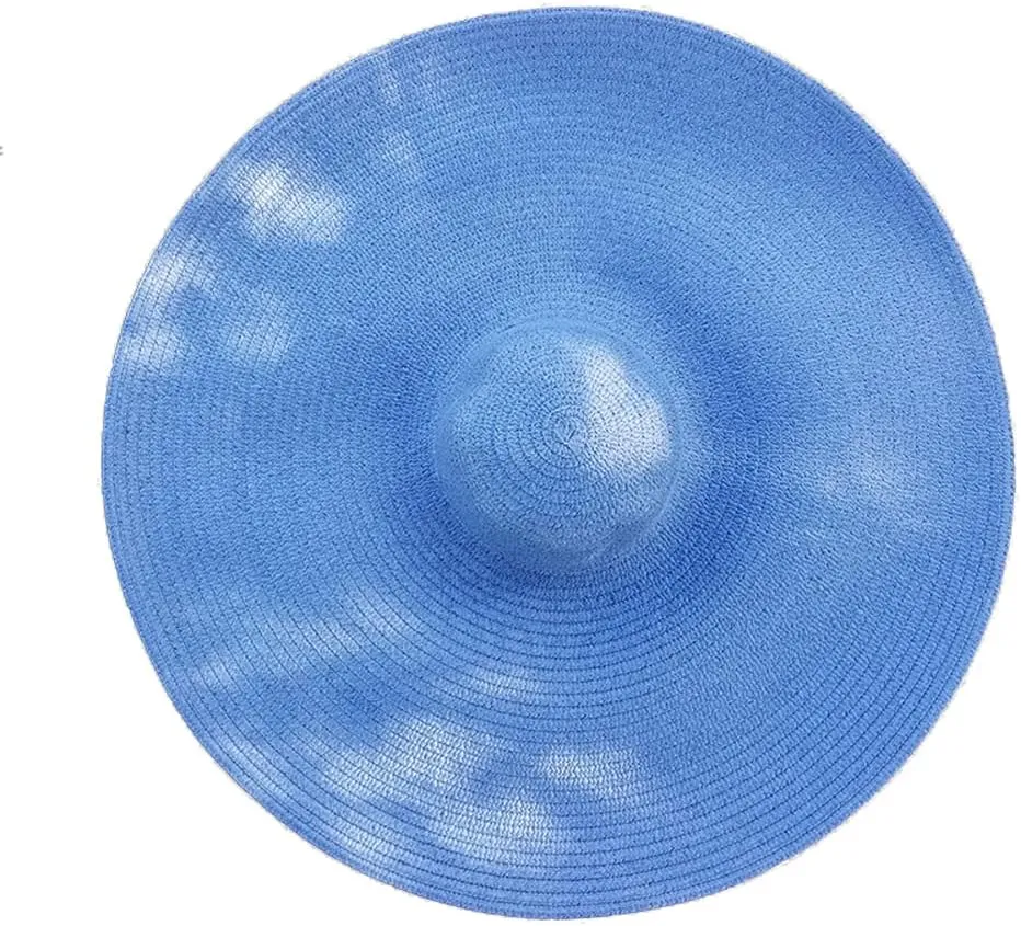Oversized Beach Sun Hat for Women Foldable Large Wide Brim Hats Packable Roll up Floppy Cap Summer UV Protection Hat