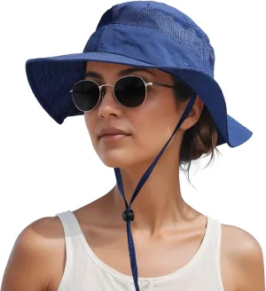OZERO Boonie Sun Protection Hat: Breathable Wide Brim Hats for Men Women - Lightweight Bucket Hat for Fishing Hiking Safari