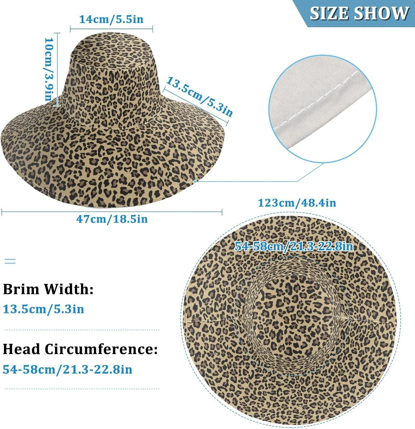 Pfrewn Women's Gardening Hat Wide Brim Sun Hats Waterproof Foldable UV Protection Hat for Garden