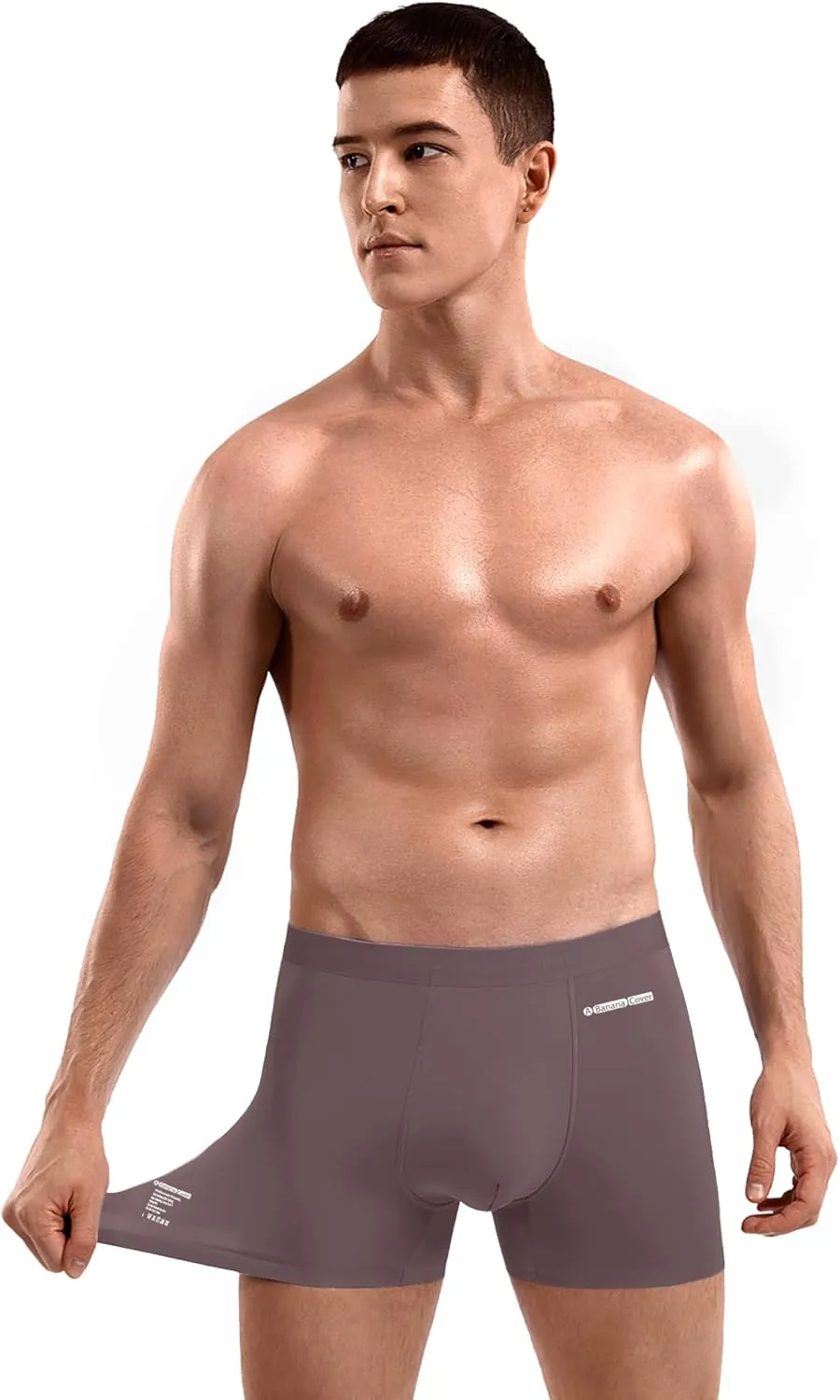 Premium Men's Naked Feeling Air Micro Modal Boxer Briefs - Softer Than Cotton-Athleisure Mens Underwear Trunks