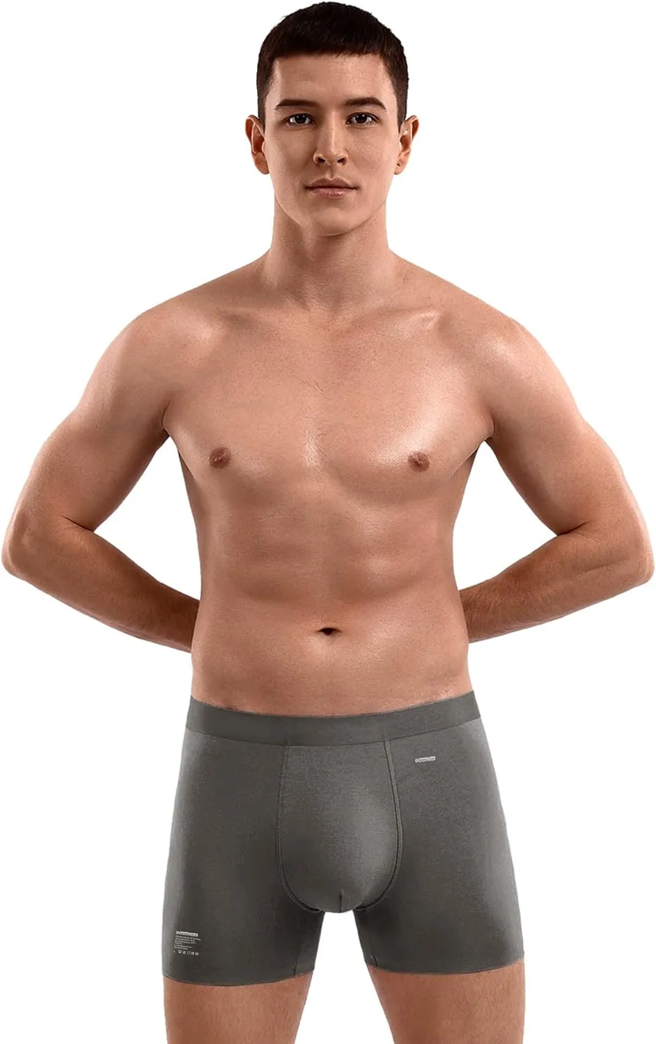 Premium Men's Naked Feeling Air Micro Modal Boxer Briefs - Softer Than Cotton-Athleisure Mens Underwear Trunks