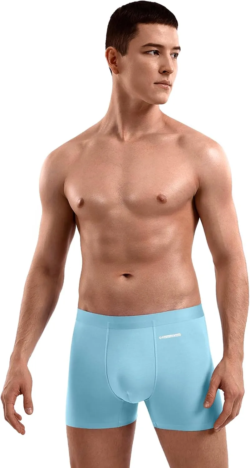 Premium Men's Naked Feeling Air Micro Modal Boxer Briefs - Softer Than Cotton-Athleisure Mens Underwear Trunks
