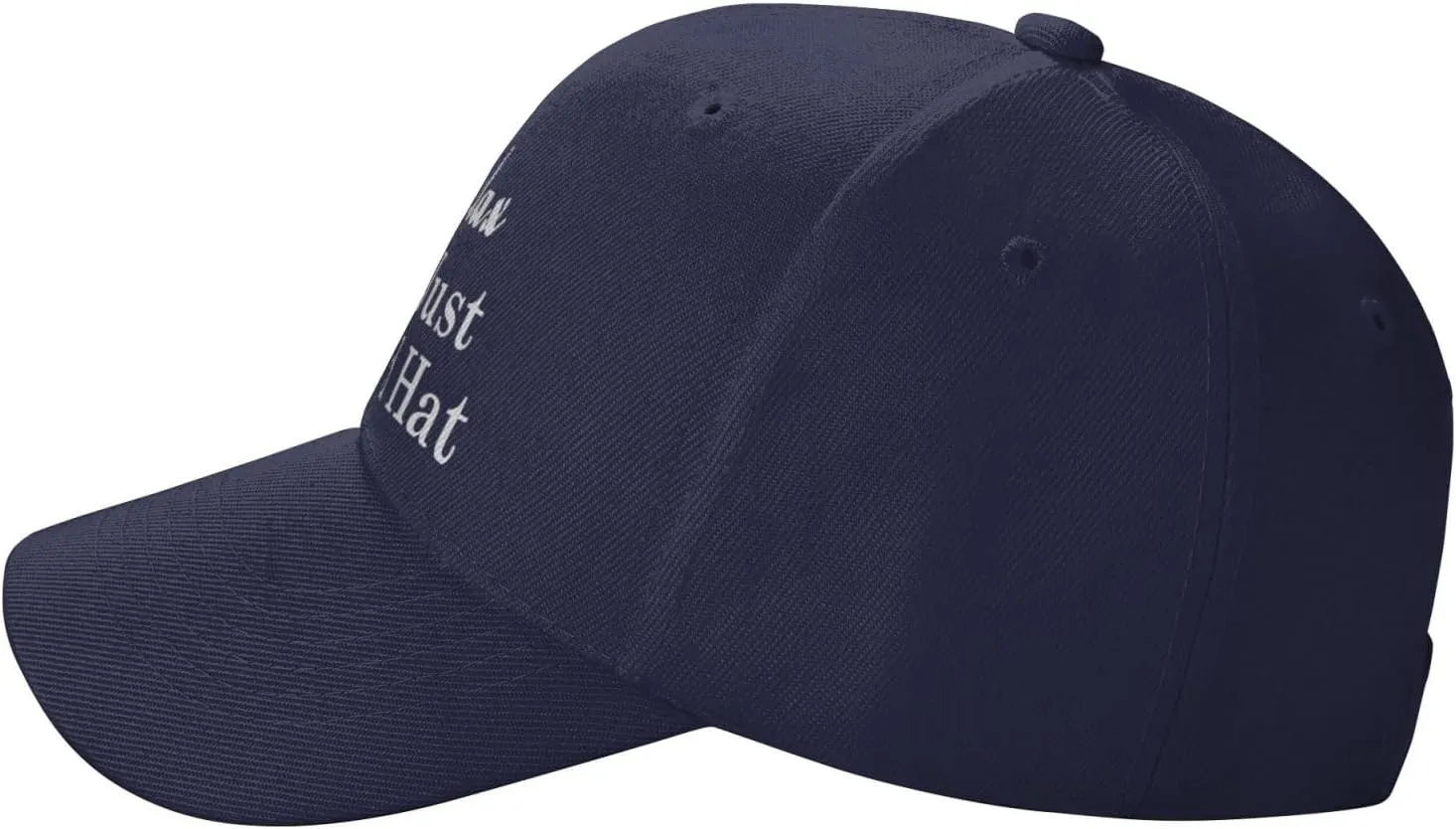 Relax It's Just A Red Hat Curved Brim Baseball Caps Unisex Trucker Hat