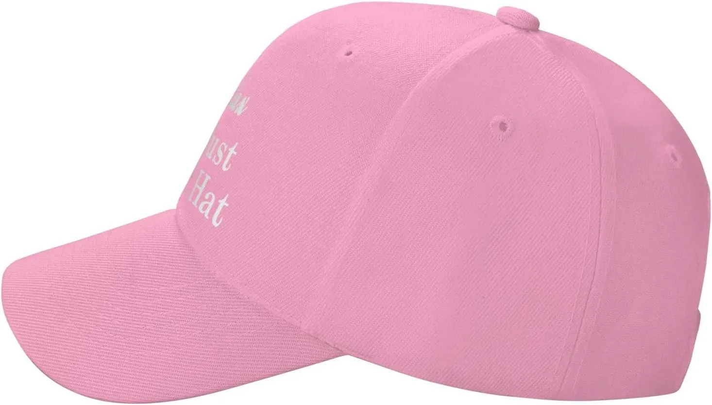 Relax It's Just A Red Hat Curved Brim Baseball Caps Unisex Trucker Hat