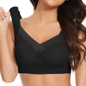 Seamless Bras for Women Sleep Leisure Sports Yoga Bra Padded Wireless Thin Soft Comfy Pullover Tops Plus Size